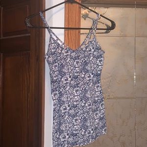 floral v-neck cami